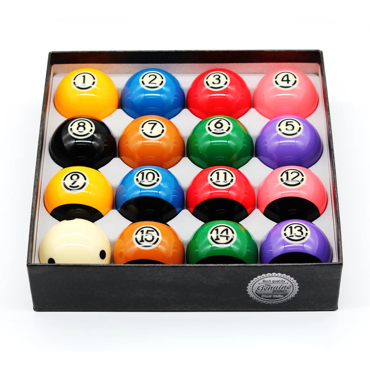 High Quality 16A Grade Billiard Resin Pool Balls - 16pcs/set