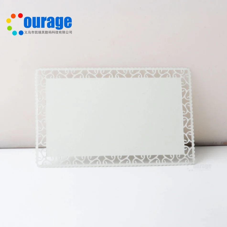 Китайская фабрика, оптовая продажа, индивидуальная сублимация, пустые металлические визитные карточки, золотые