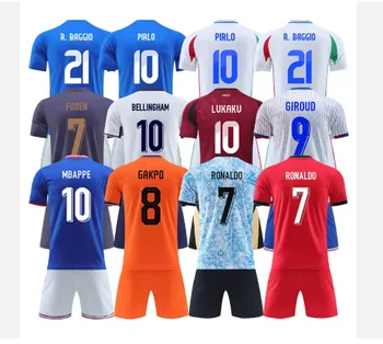 Custom 2024 2025 European countries Germany France England football jersey Original design Ronaldo Bellingham soccer jersey