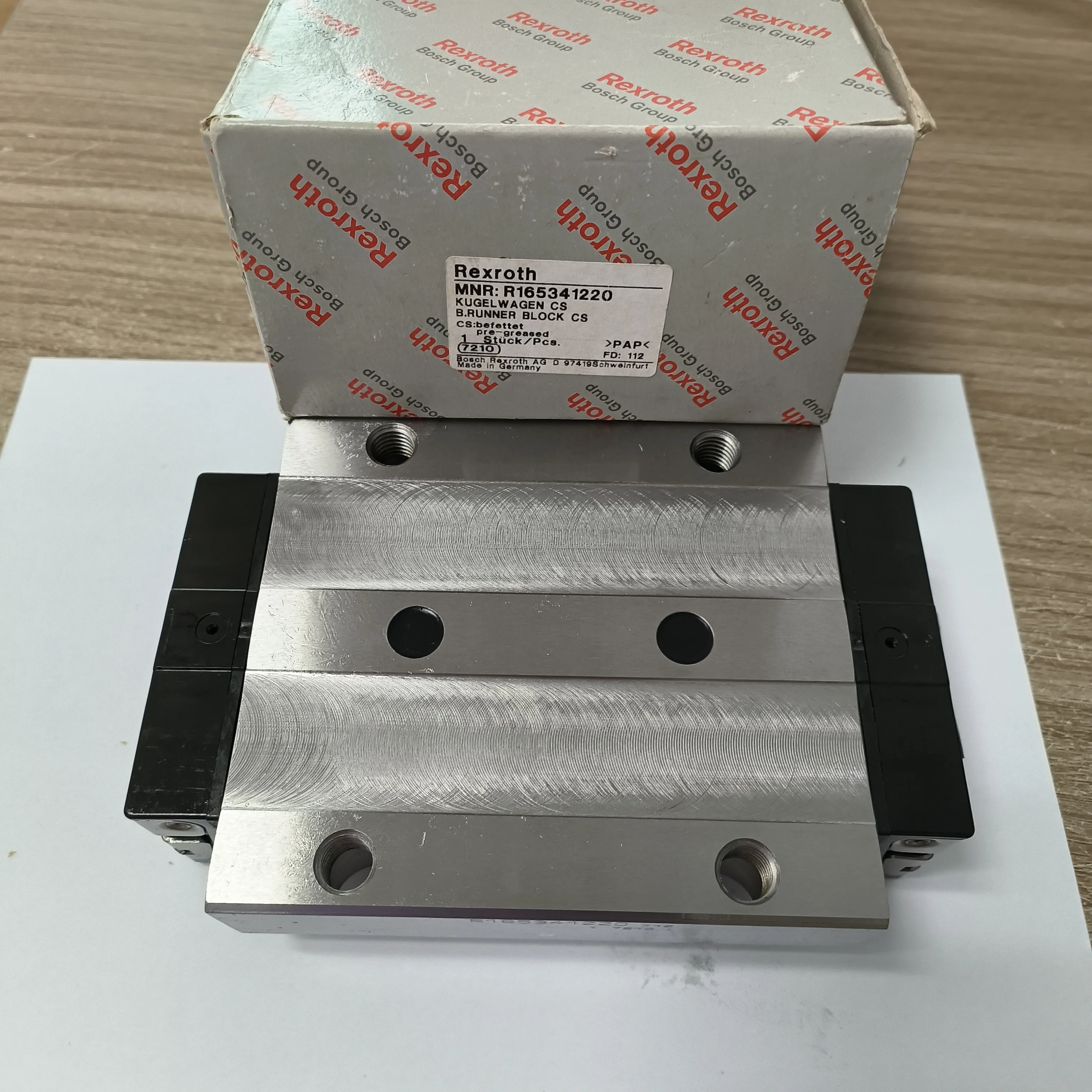 Rexroth Linear Guide Bearing Linear Guide Block R165342310 CNC Linear Rail Block