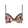 Brown Underwire Bikini Top