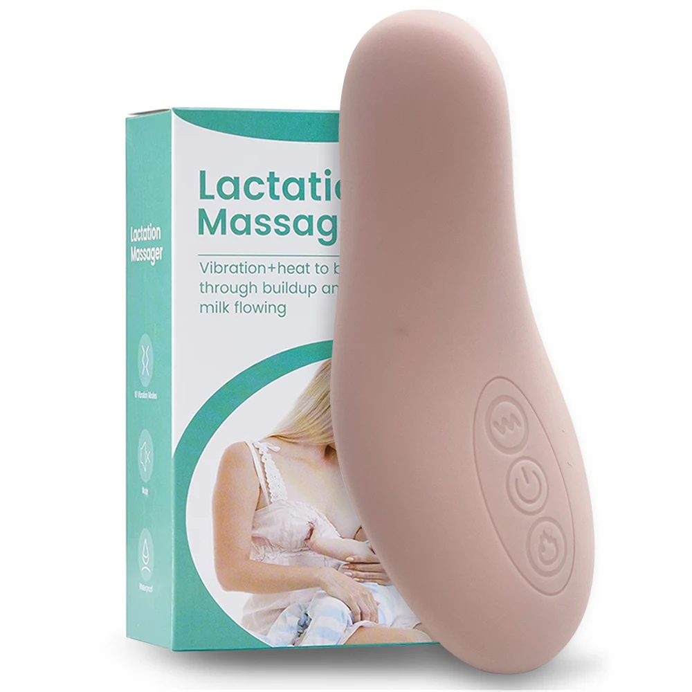 Momcozy Warming Lactation Massager for Breastfeeding, Pumping, Heat &  Vibration