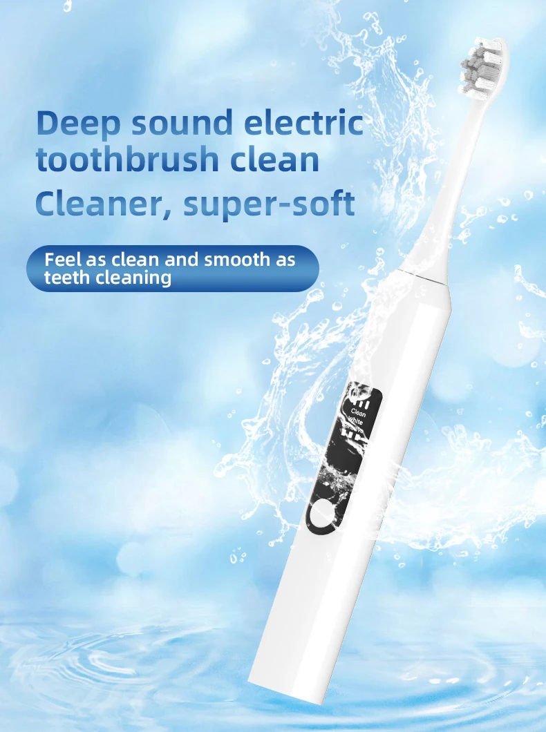 Ipx7 travel Powerful floss usb Teeth cleaning Rechargeable Electric portable electric toothbrush manufacturing details