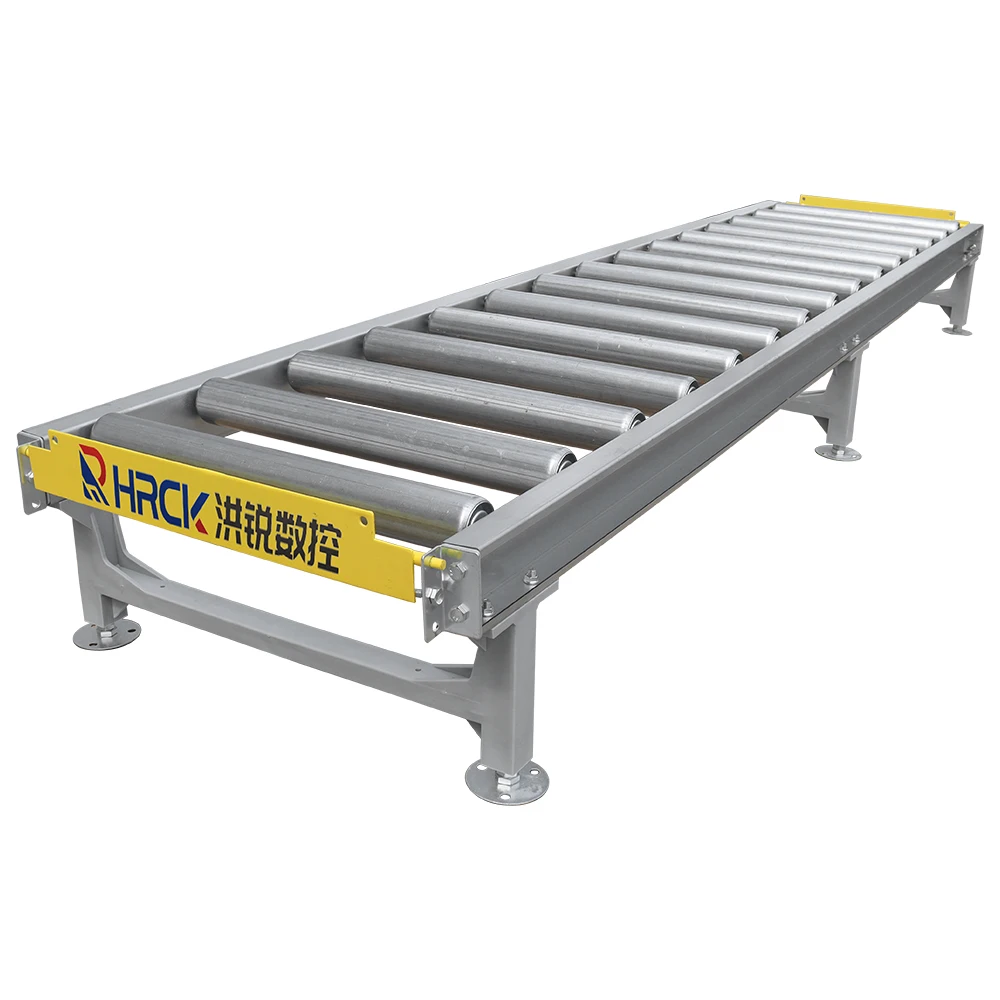 Gravity Flexible Skate wheel Conveyor Stainless steel support leg Telescopic Roller Conveyor without Power supplier