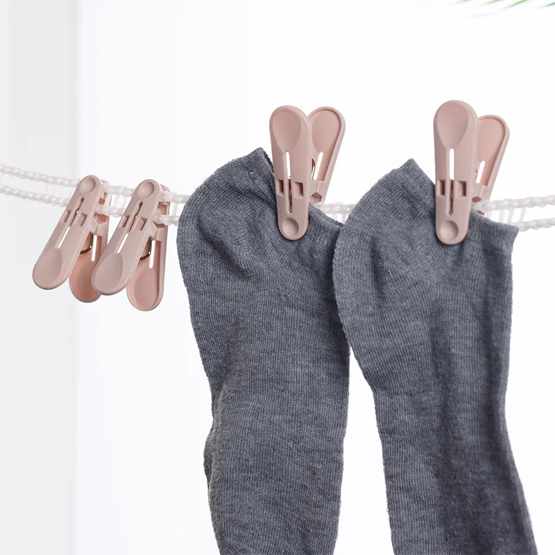 SOLELY Factory's Hot Sale Simple Clothes Clips Pins Pegs Wardrobe Balcony Bathroom Living room