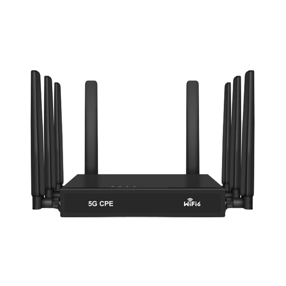 Dual Modes 5G Modem Router WIFI6 CPE 5G WIFI Router with SIM Card Slot and External Antennas