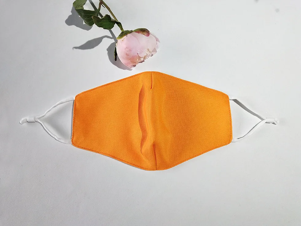 Модный высококачественный однотонный с сертификатом многоразовый Пользовательский логотип моющийся взрослый Хлопковый чехол для лица