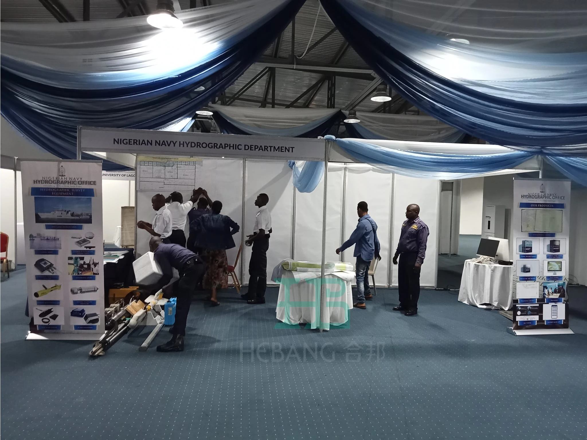Hebang Modular System Display 8-Way Aluminum Profile Shell Scheme Booth for Exhibition