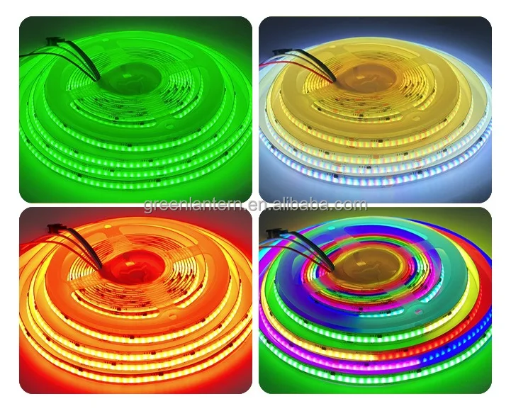 12V COB WS2811 Addressable RGB LED Strip Light - 720 Leds/m