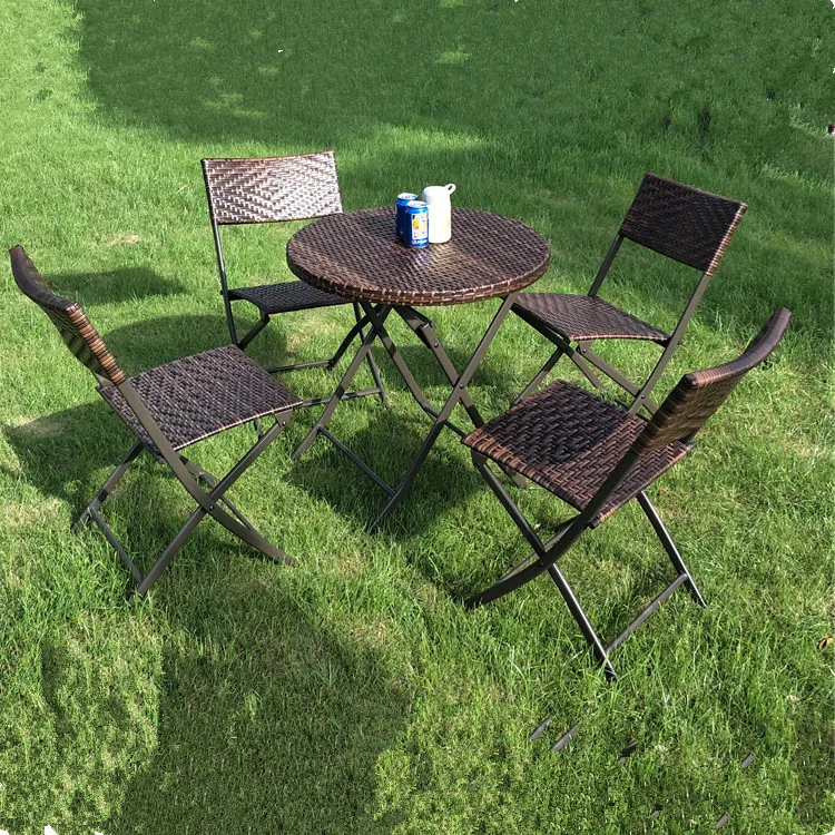 Factory Outlet Portable Furniture Space Saving Party Camping Chair Living  Room Rattan Folding Chair