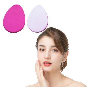 Custom Private Label Flocking Makeup Foundation Velvet Super Softer Cosmetic Velour Powder Puff With Spot Wholesale