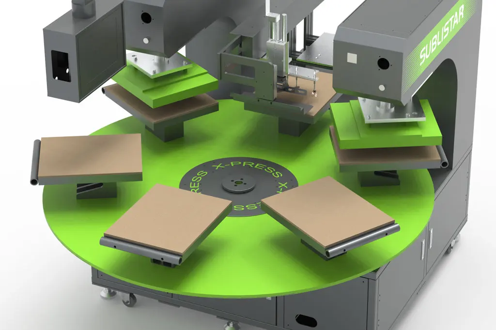 SUBLISTAR DTF Fully Auto-Rotating Heat Press Carousel Machine DTF ...