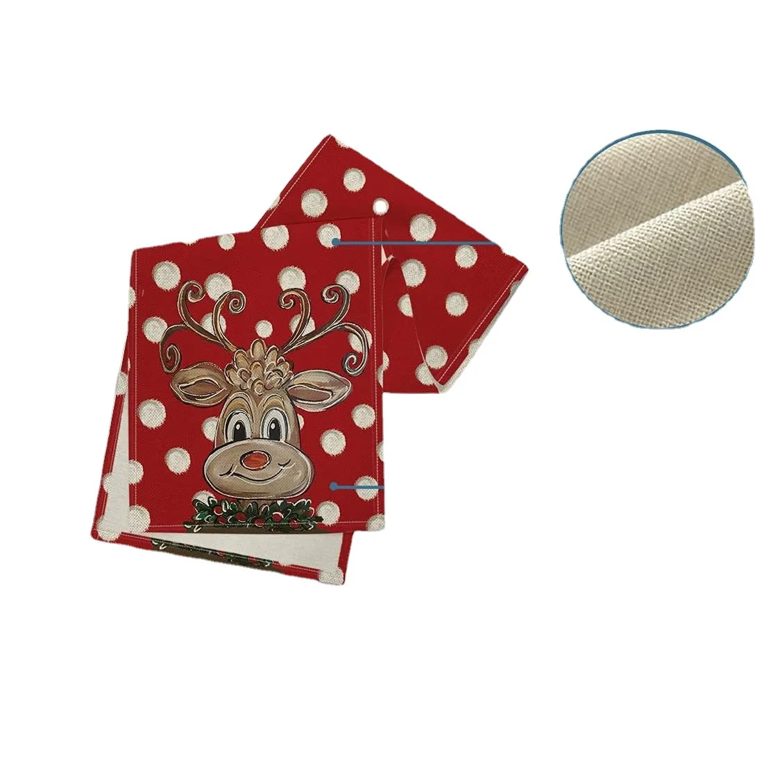 Щелкунчики для обеденного стола Декор водонепроницаемый Лен настольная дорожка и набор ковриков в британском стиле стильны рождественских скатерть для стола