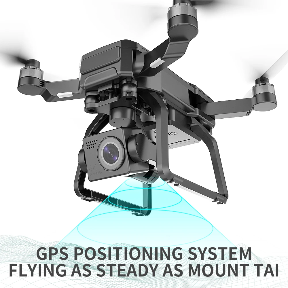 Дрон SJRC F7 4K PRO, Квадрокоптер с двойной камерой 4K, GPS, Wi-Fi 5 ГГц, дальность 25 мин. 3 км, VS F11 4K PRO
