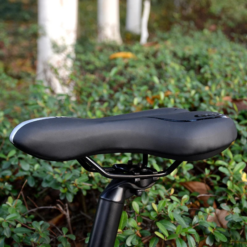 Bike Leather Saddle Professional Road Mountain MTB Gel Bicycle Seat Saddle
