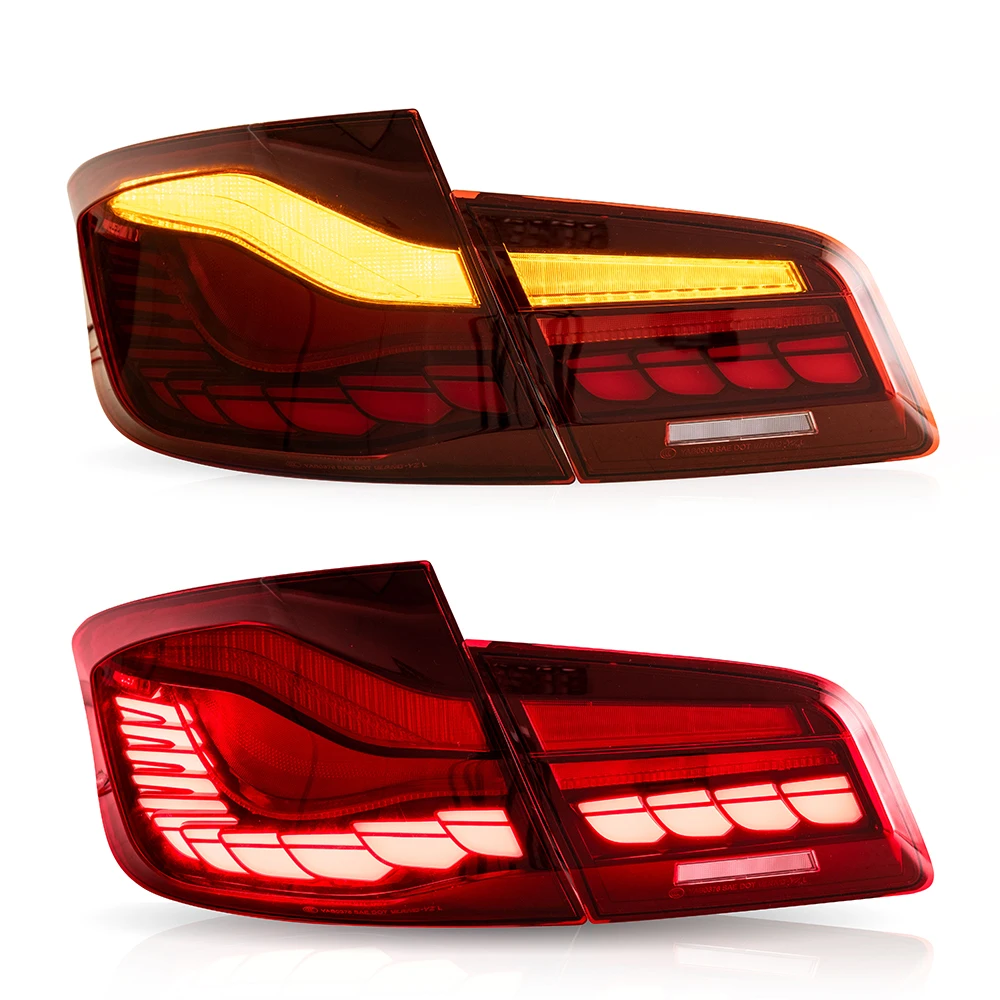 Modified Dragon Scale Style Car Tail Light Rear Light for BMW F10 Taillight Rear Lights F18 520i 525i 530i 528i M5 Tail Lamp