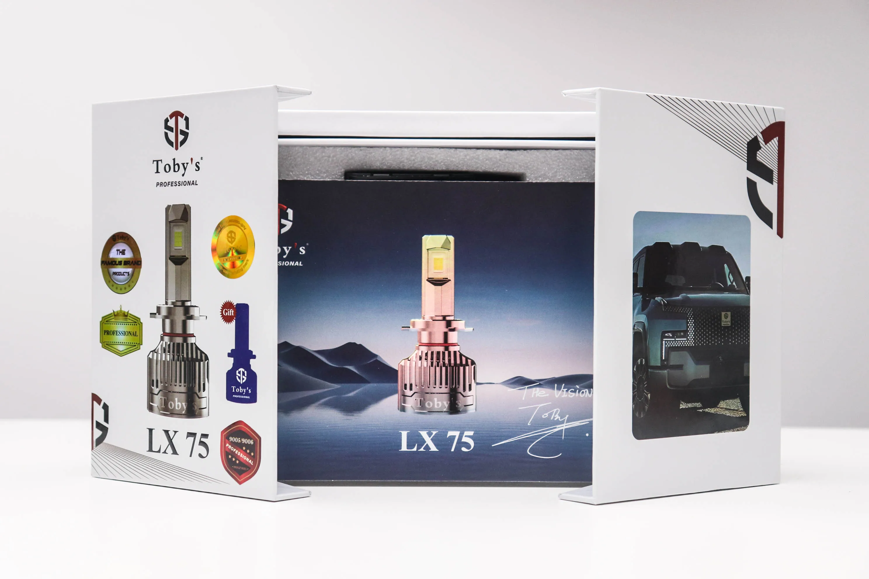 Tobys LX75 Led Performance Headlight H4 H7 H11 H13 Led Headlight Bulb 150W