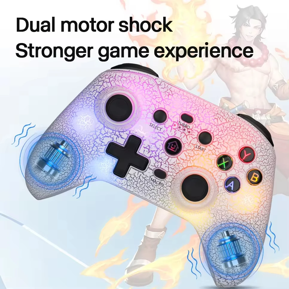 NS21 RGB Wireless Game Controller for Switch/Ps3/Ps4/Android/Ios 6