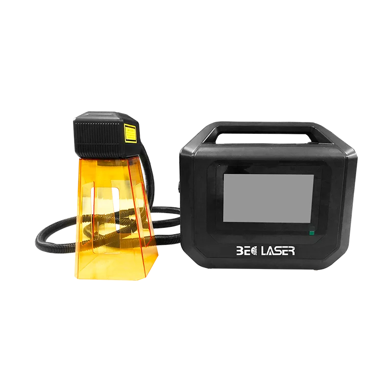 New Design Low Price 20W 30w Handheld Fiber  Laser Marking Engraving Machine for Plastic Pipe Metal Tire Nameplate Printing