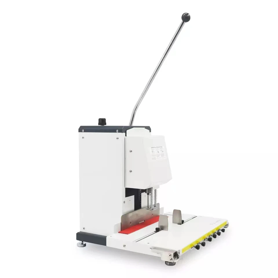 Electric Paper Hole Puncher With Movable Plate With Handle Uwb500