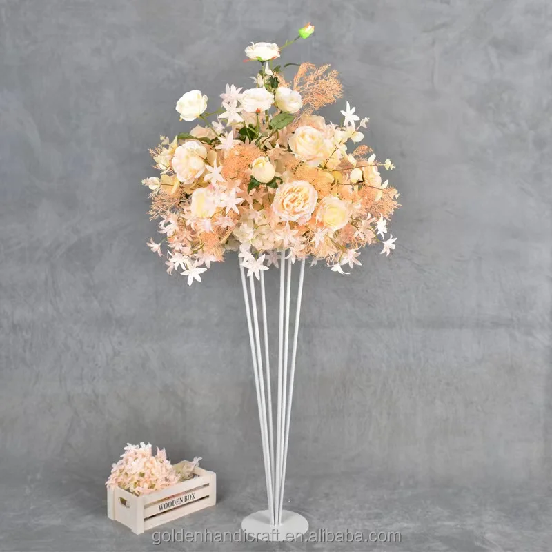 center table baby breath flowers artificial