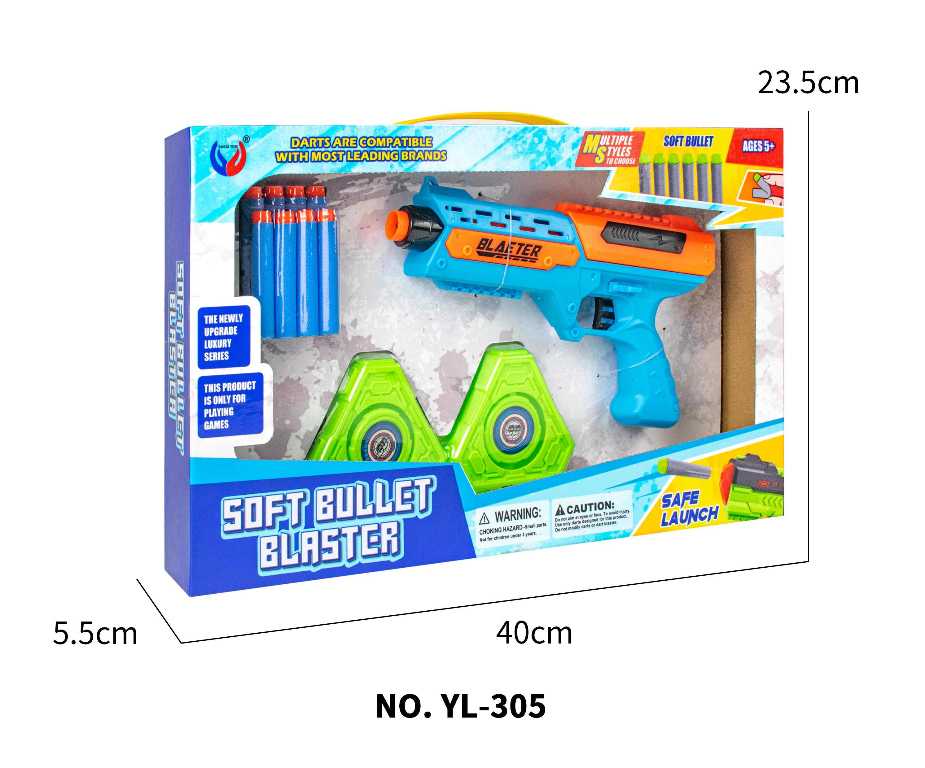 CE Best Automatic Boost Toy Army Gun Soft Bullet Gun Toy Gun Pistol That Shoot Rubber Bullet for Kid