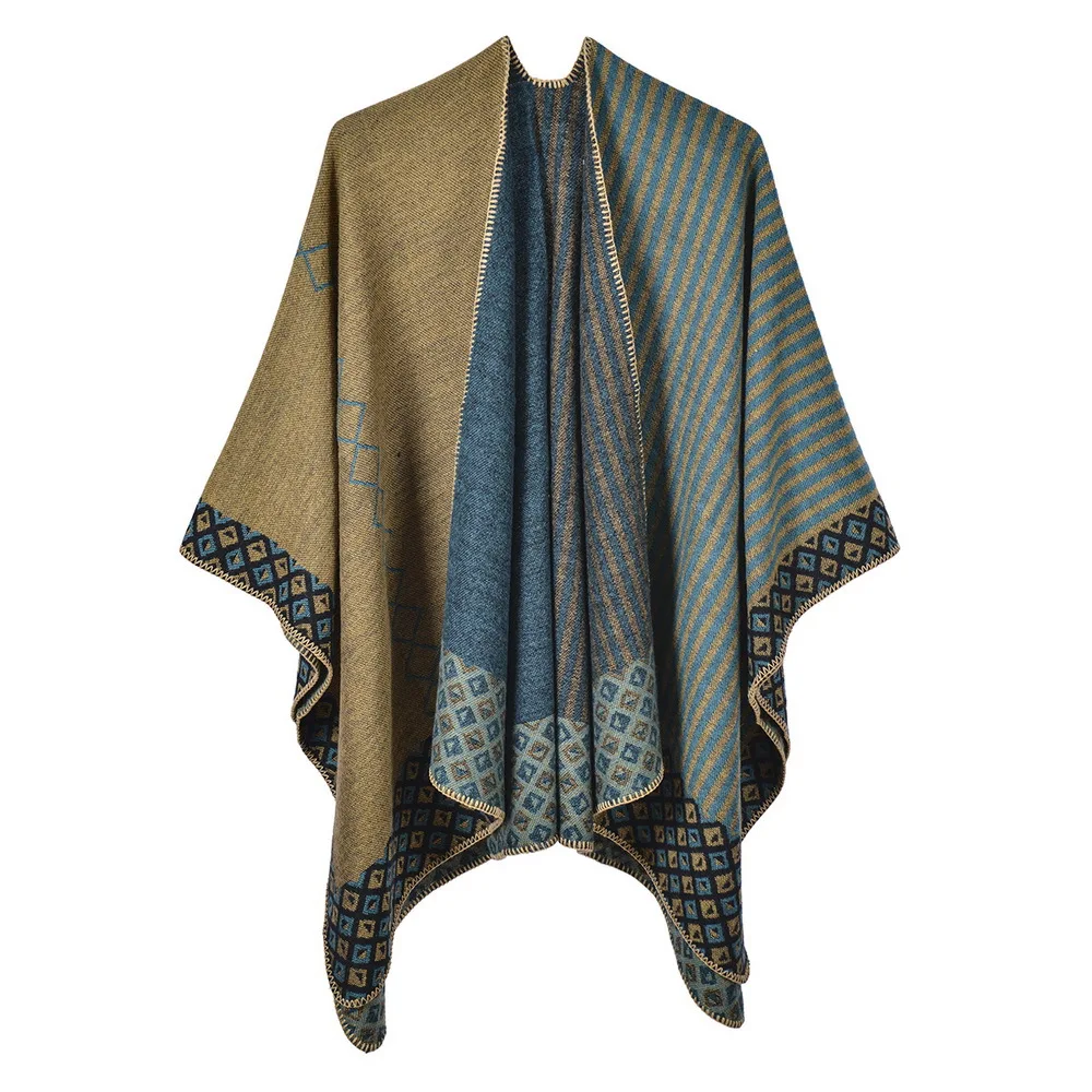 Pure Wool Stoles & Shawls - Le Châle Bleu
