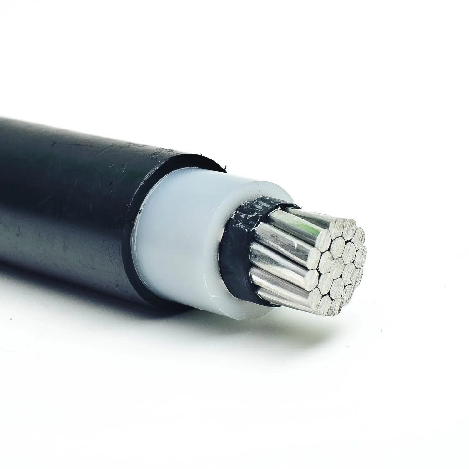 15kv Copper Aluminum Underground Cable Wire  Medium Voltage Yjlv Cu Al Swa PVC XLPE Insulated Armoured Electric Power Cable