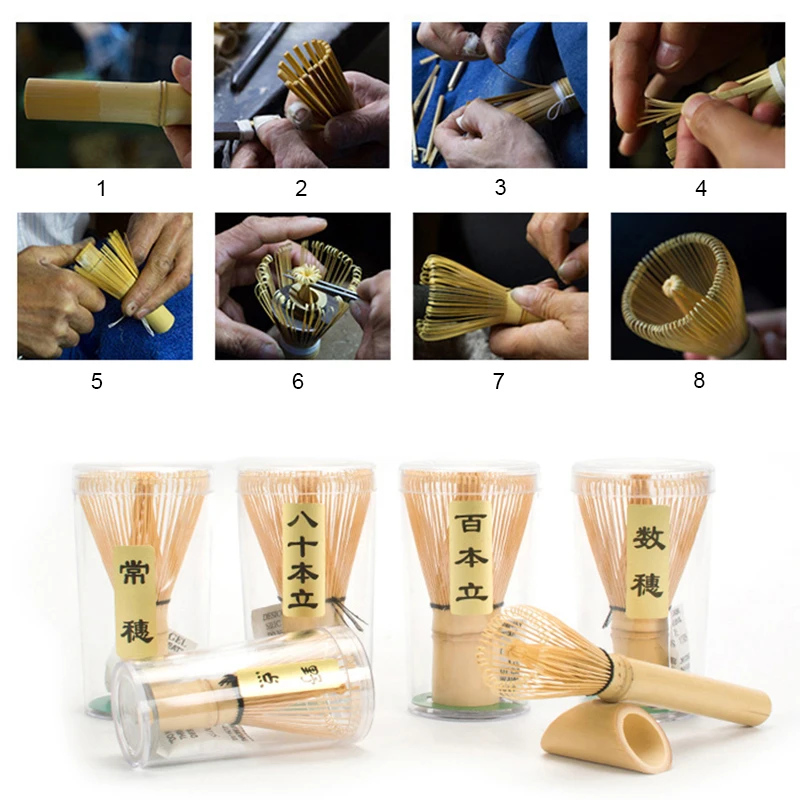 Custom Logo Matcha Tea Whisk Customized Packaging Matcha Whisk Travel Including Matcha Whisk and Spoon supplier