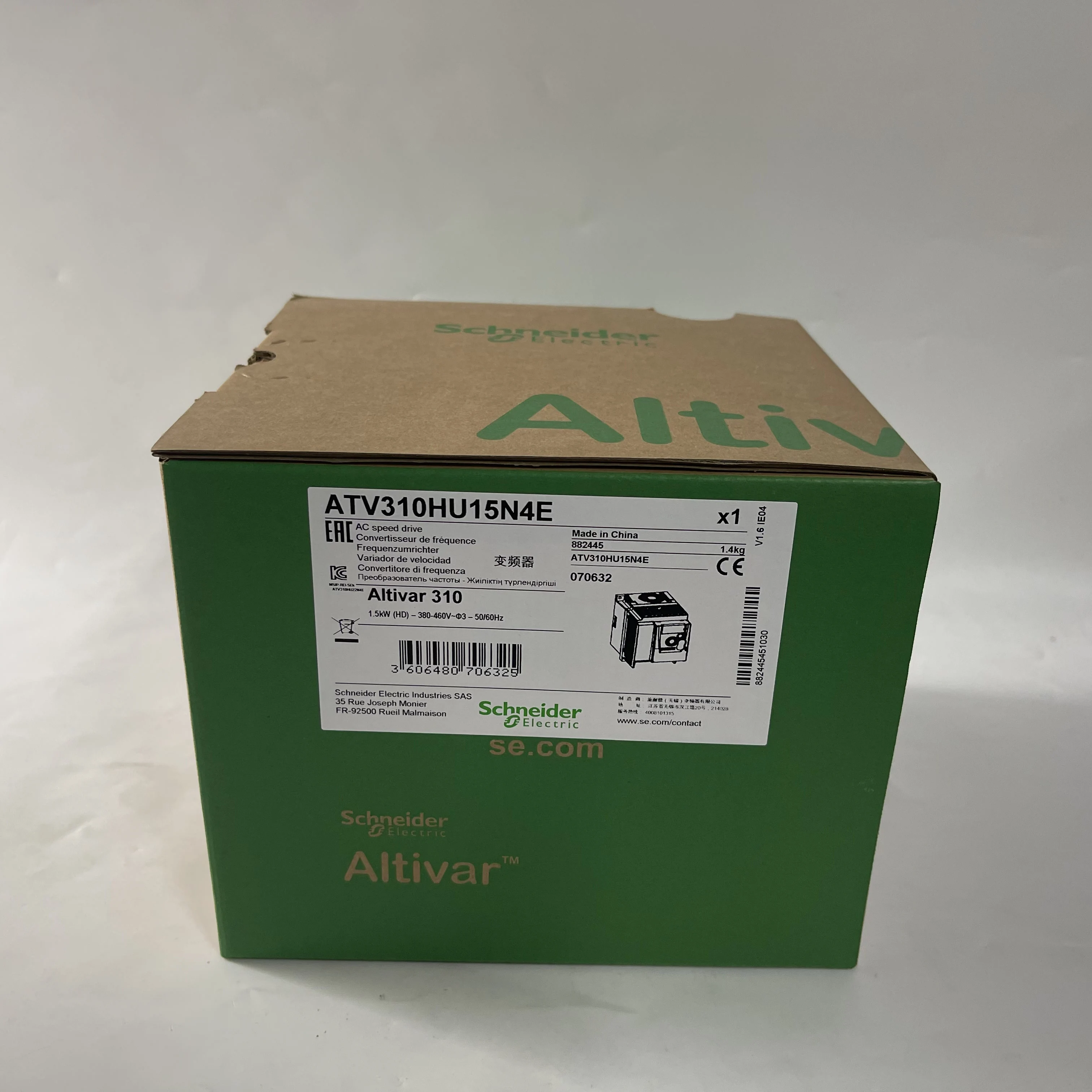 Schneider AC Speed Drive Inverter ATV310HU15N4E Schneider AC Speed Drive Inverter ATV310HU15N4E
