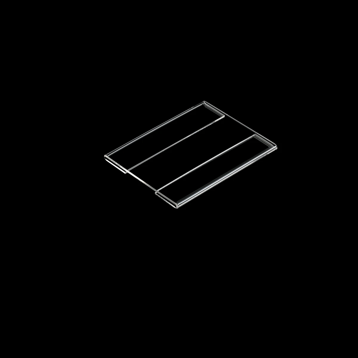 Wholesale Supermarket Display Mini Acrylic Sign Price Label Holder Clear Plastic Price Tags Holder manufacture