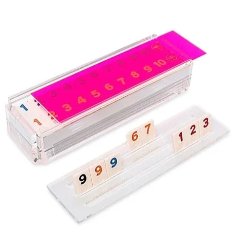 Lucite  Backgammon Mahjong Tic Tac Toe Game Custom Acrylic Rummiku