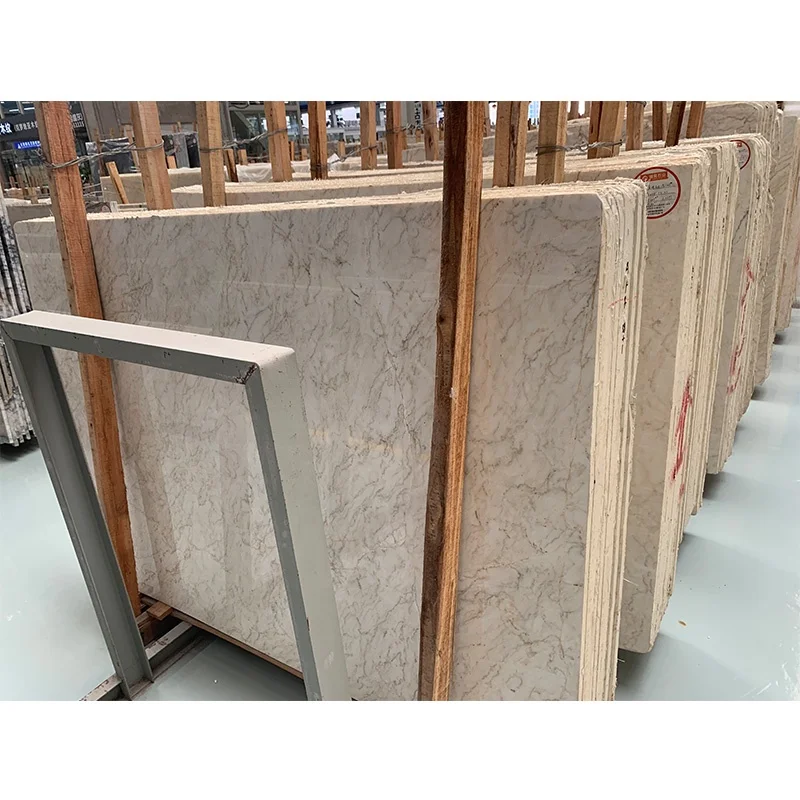 High Quality Natural White Marble With Gold Vein For Wall Decoration Line