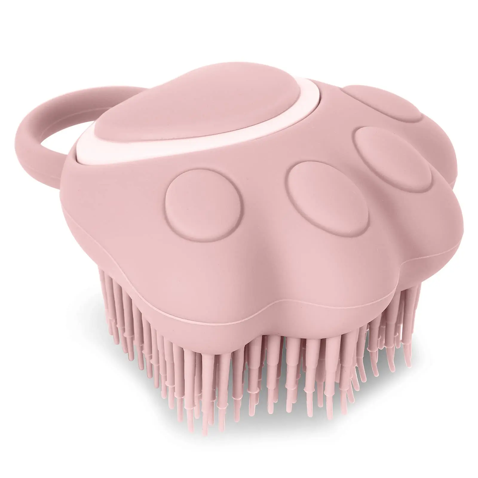 Pet Brushes Bath Massage Brush Shampoo Dispenser Silicone Shower Brush ...