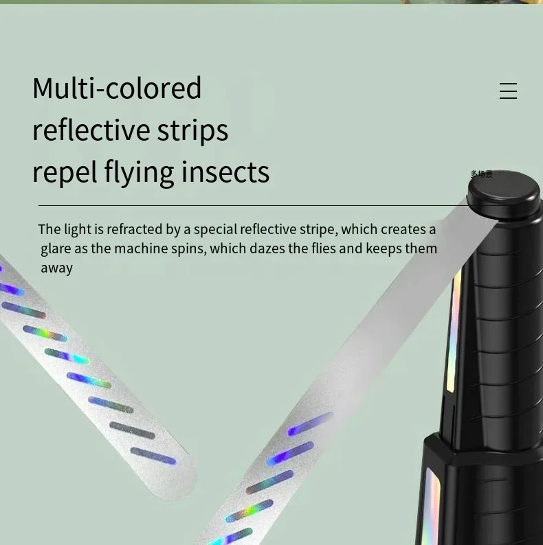 Best Quality Height Adjustable Fly Fan Pest Control Outdoor Indoor Keep