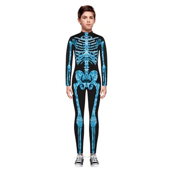 Halloween horror role-playing costume for children skeleton bodysuit vampire carnival party costume