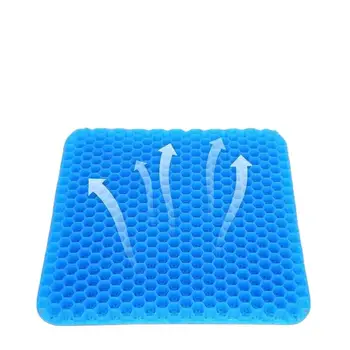 Silicone Honeycomb TPE Chair Car Gel Seat Cushion For Motorcycle Gel Seat Cushion For Long Sitting Seat Cushion Gel