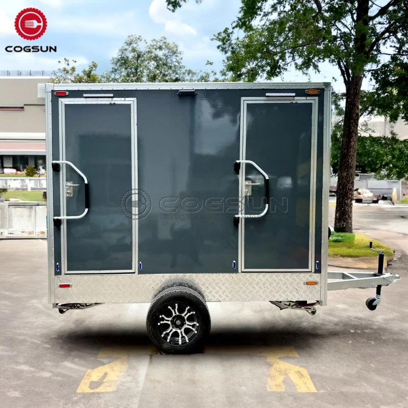 Cogsun Custom Mobile Restroom Trailer with Quick Setup and Reliable Features Portable Toilet Trailer with Shower Room