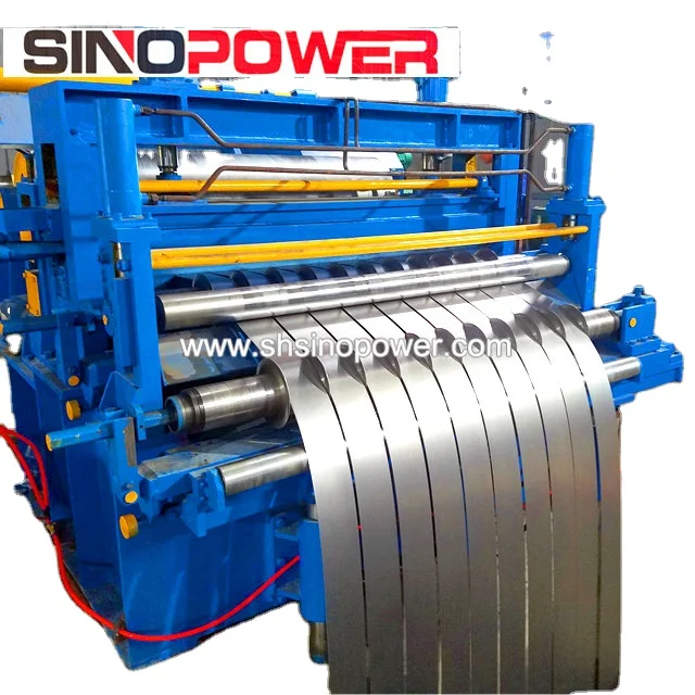 Steel Rolled Coil Leveling Slitter Recoiler Complete Simple Slitter Line for Sale in Uzbekistan