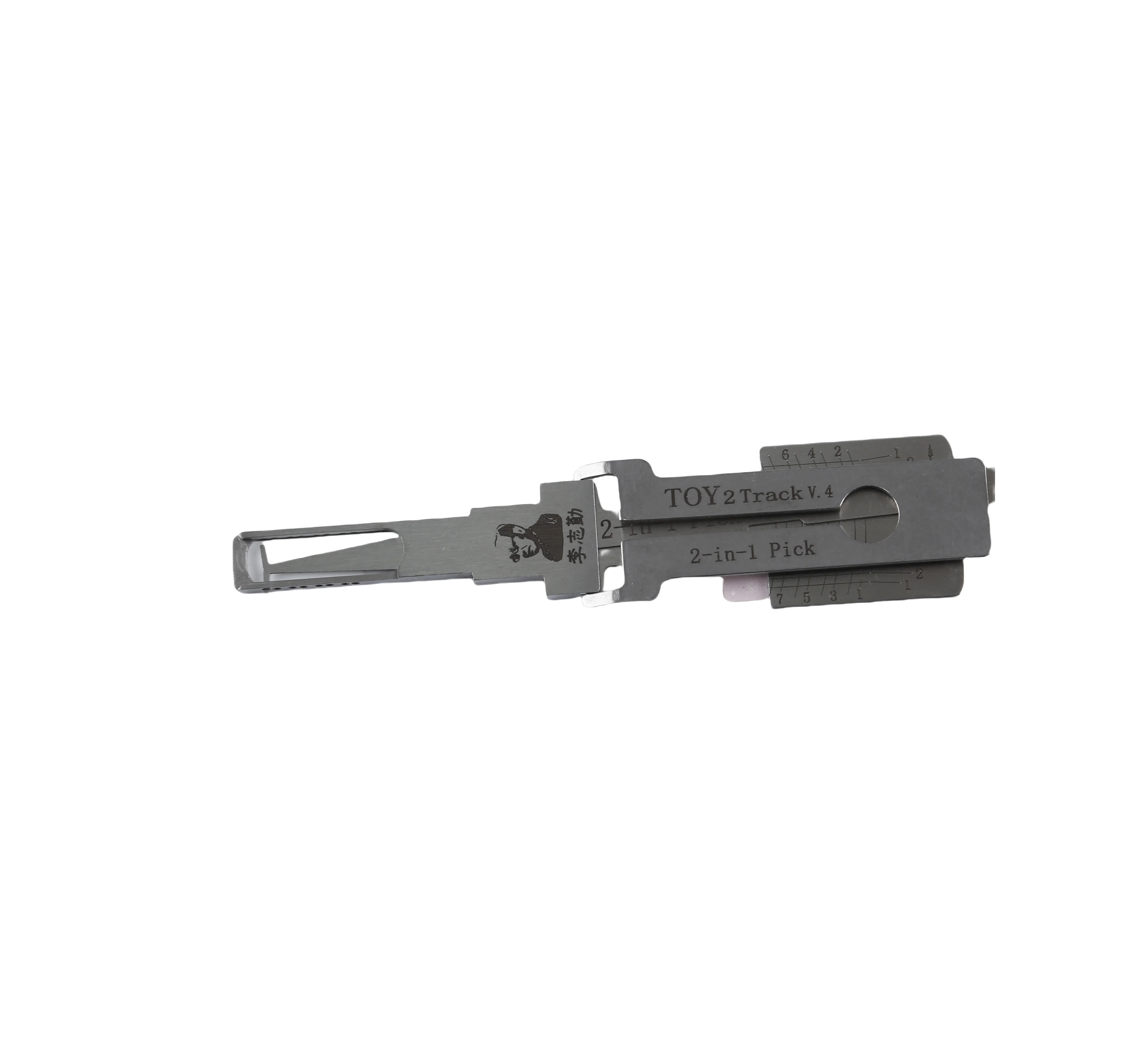 Лидер продаж TOY2 гражданский 5 бусин Lishi 2 в 1 набор для отмычки слесарные принадлежности открывающий считыватель