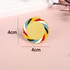 [Color] Insignia circular de cinco puntas - 4*4cm
