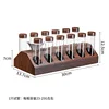 Base 12 trous [acier grain de bois] 12 tubes à essai FC-112