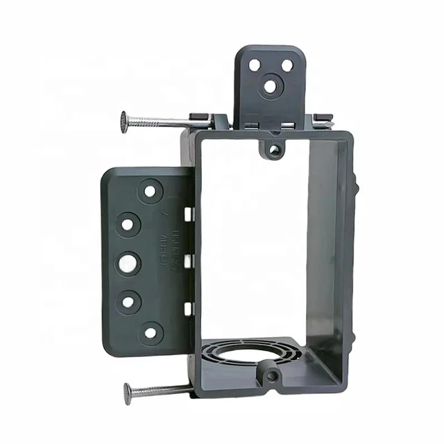 American One-Gang New Work Low Voltage Backless Bracket  With Nail 3.15" D x 2.32" W x 3.73"L