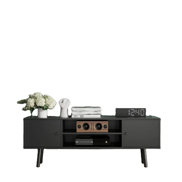 Factory Modern TV Stand Bedroom Office Large Storage MDF Plywood Solid Wood TV Cabinet for Living Room