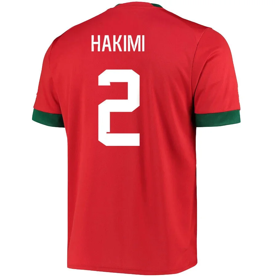 Hakim Ziyech Morocco Away World Cup Soccer Jersey Shirt 2022