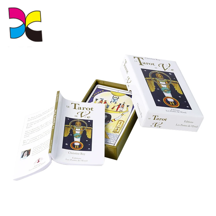 Высокое качество упаковка коробки печать четырёхцветная автотипия Бумага для художественной печати обычай игра карты Таро