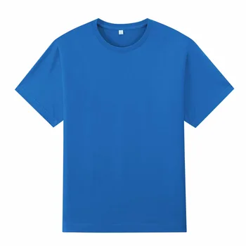 Custom Logo 100% Cotton Summer T-shirt Drop Shoulder Heavyweight Men Custom Blank Vintage T Shirt