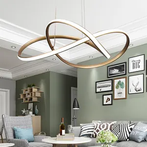 MEIYUN Nordic Hanging Modern Luxury Kitchen Aluminum LED Pendant Light for Dining Room