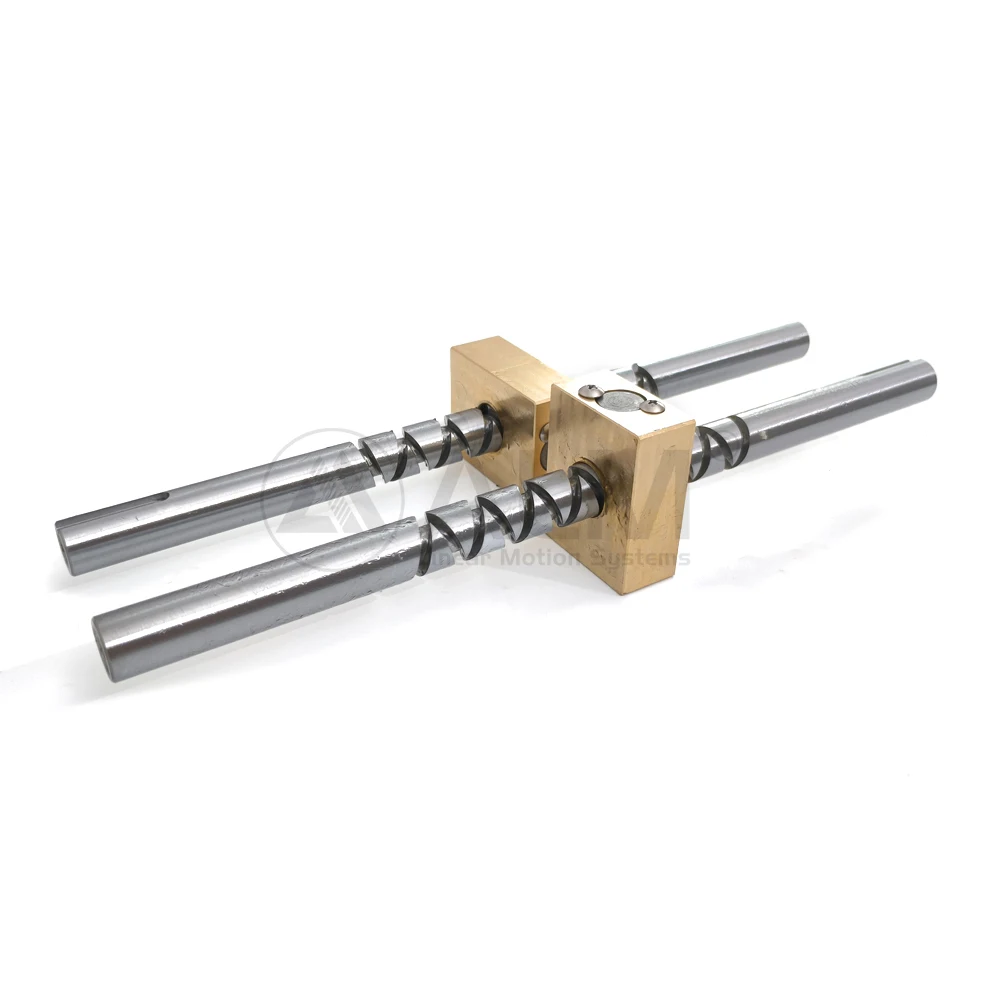 High Quality Standard Self-reversing Screw 20x20 Stroke 220mm Length 500mm Reciprocating Lead Screw with Black Coating Nut