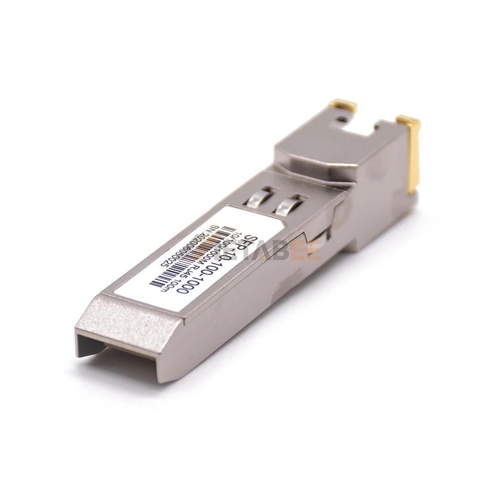 Fiber Optical SFP Transceiver Module Adaptive Copper SFP RJ45 10M 100M 1000M 100M Ip Router Ethernet 2 Port Iptv Box Ftth Router